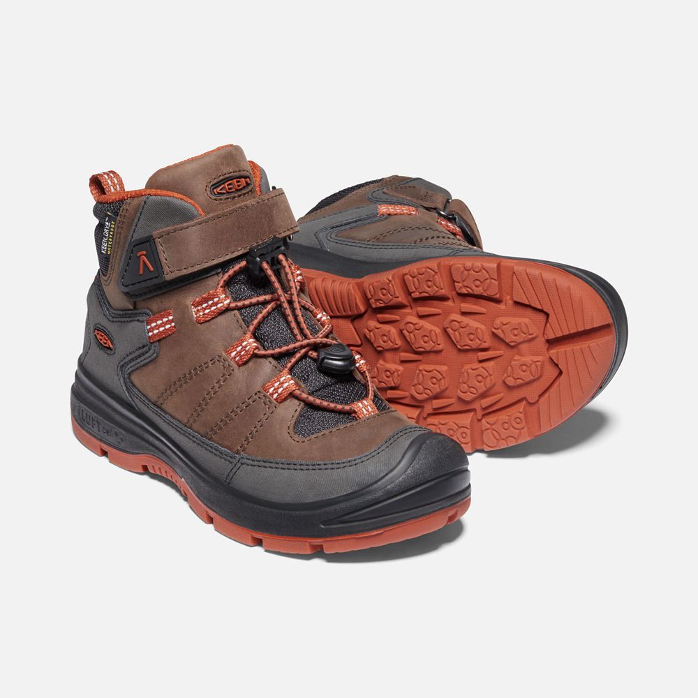 Keen Outdoor Bot Çocuk Kahverengi - Redwood Waterproof - Türkiye YBKV71309